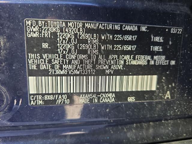 2022 Toyota RAV4 Hybrid XLE