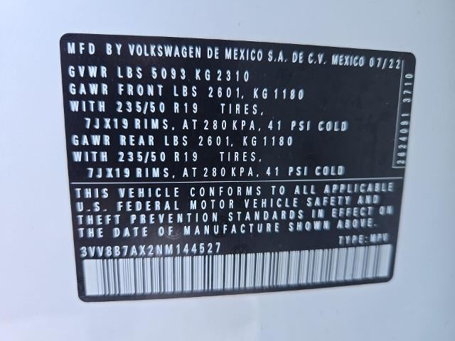 2022 Volkswagen Tiguan SE R-Line Black