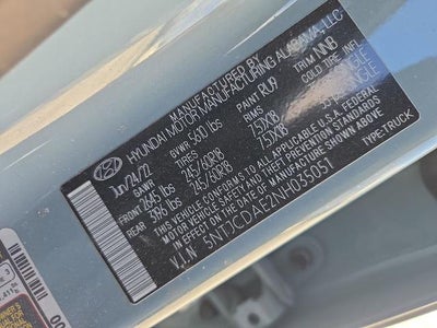 2022 Hyundai Santa Cruz SEL